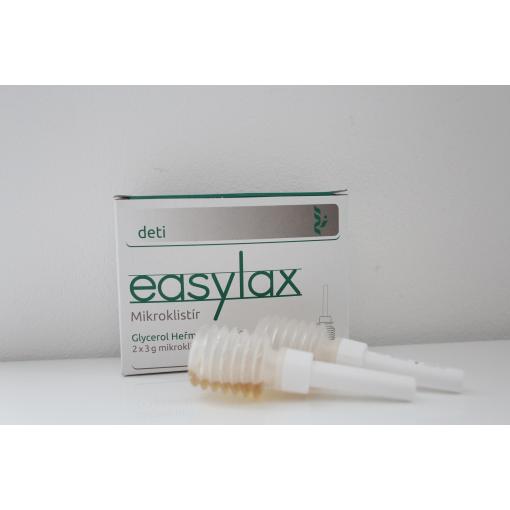 EASYLAX - dětské glycerolové projímadlo heřmánek a sléz 2 x 3 g